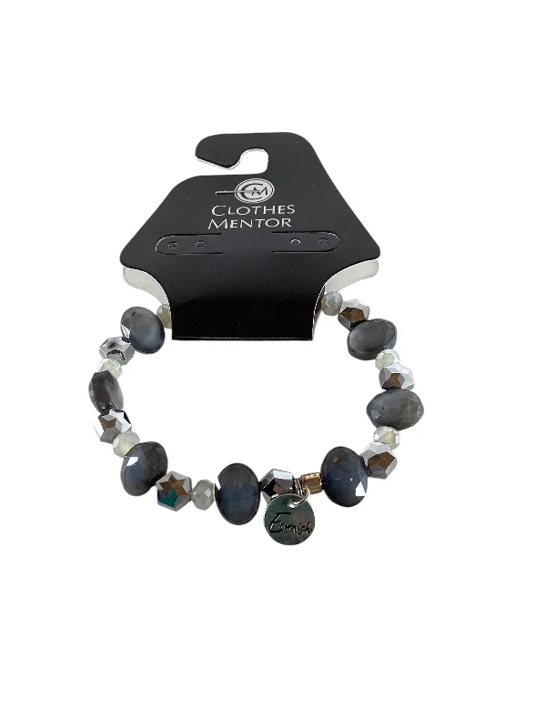 Personalized silver bracelets with engraved messages-Bracelet Beaded By Cme