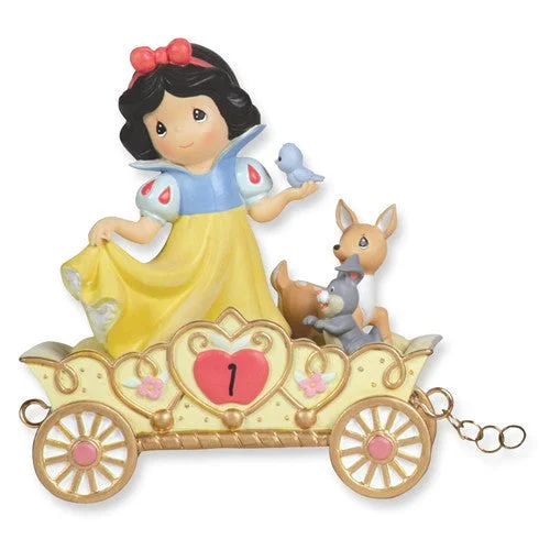 personalized pendant necklace for mothers-Precious Moments Disney Birthday Parade Snow White Age 1