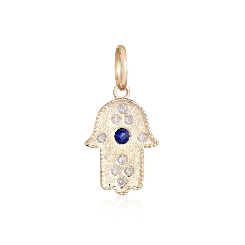 vintage charm necklace for fashion lovers-RYAN HAMSA PENDANT