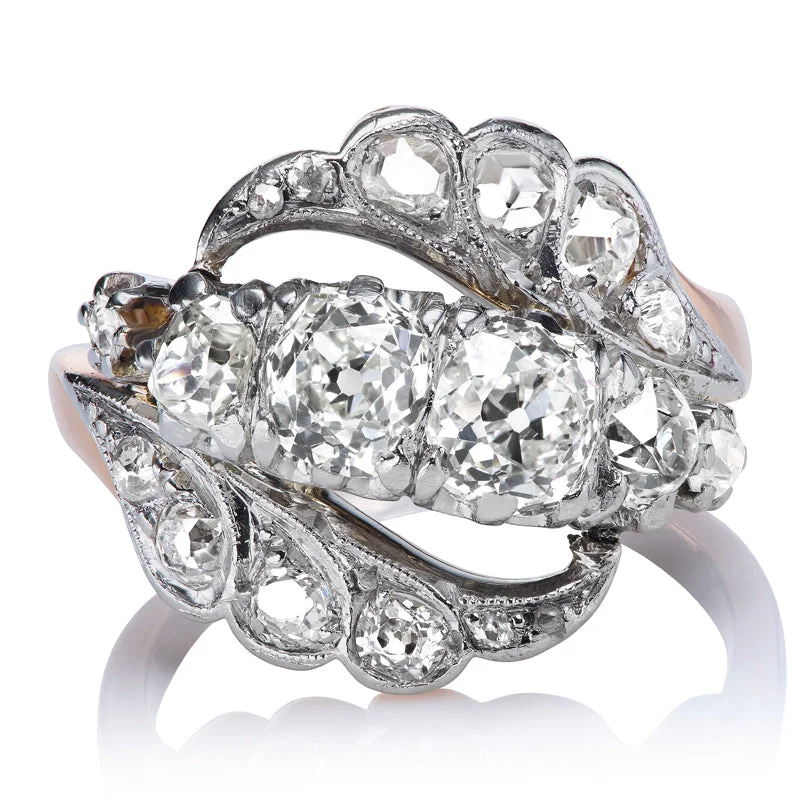 women’s promise rings with sapphires and diamonds-Melody