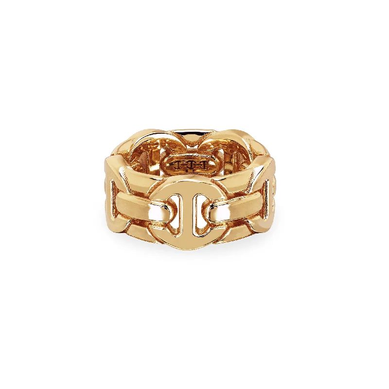 gold rings with rubies and sapphires for men-WALL CLASSIC