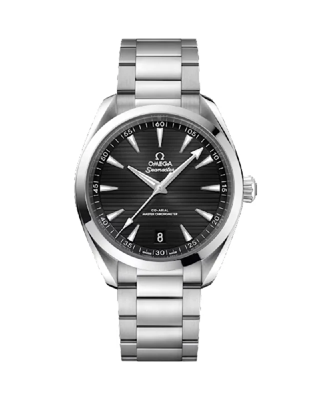 watches for women with metal mesh and elegant design -SEAMASTER AQUA TERRA 150M