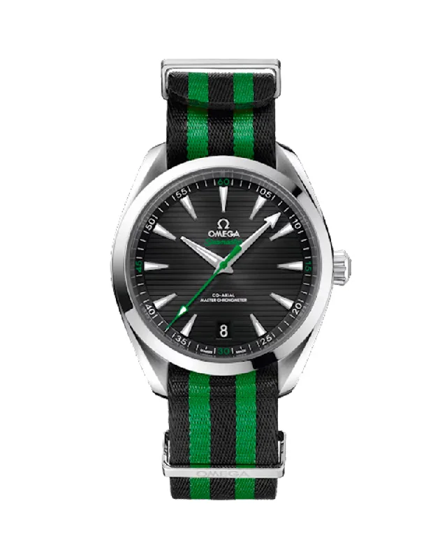 solar-powered watches for women with sleek, eco-friendly designs -SEAMASTER AQUA TERRA 150M