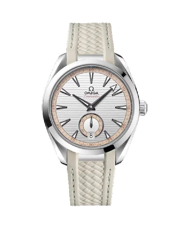 watches for women with leather bands and vintage-inspired design -SEAMASTER AQUA TERRA 150M