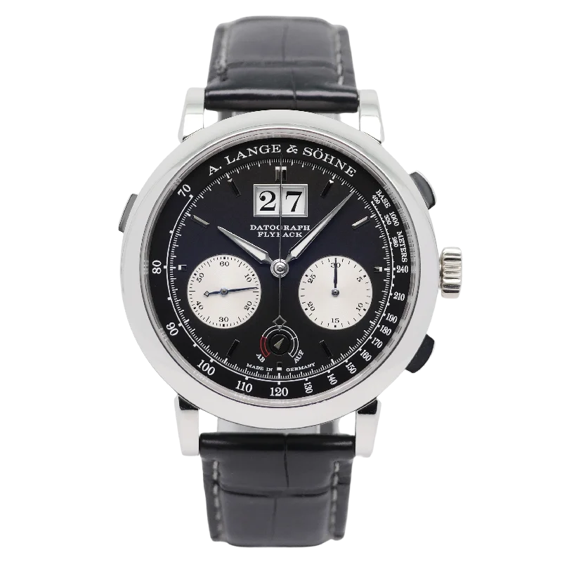 high-end watches for men with luxury design and Swiss movement -A.Lange & Soehne Datograph Flyback AUF / AB Platin 405.035 - 2017