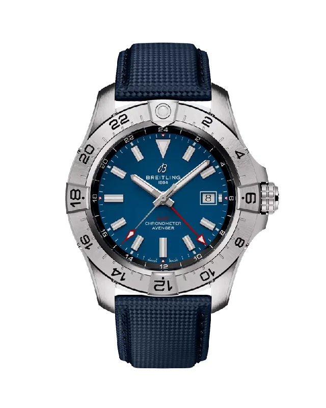 high-end watches for men with automatic movement and elegant design -AVENGER AUTOMATIC GMT 44