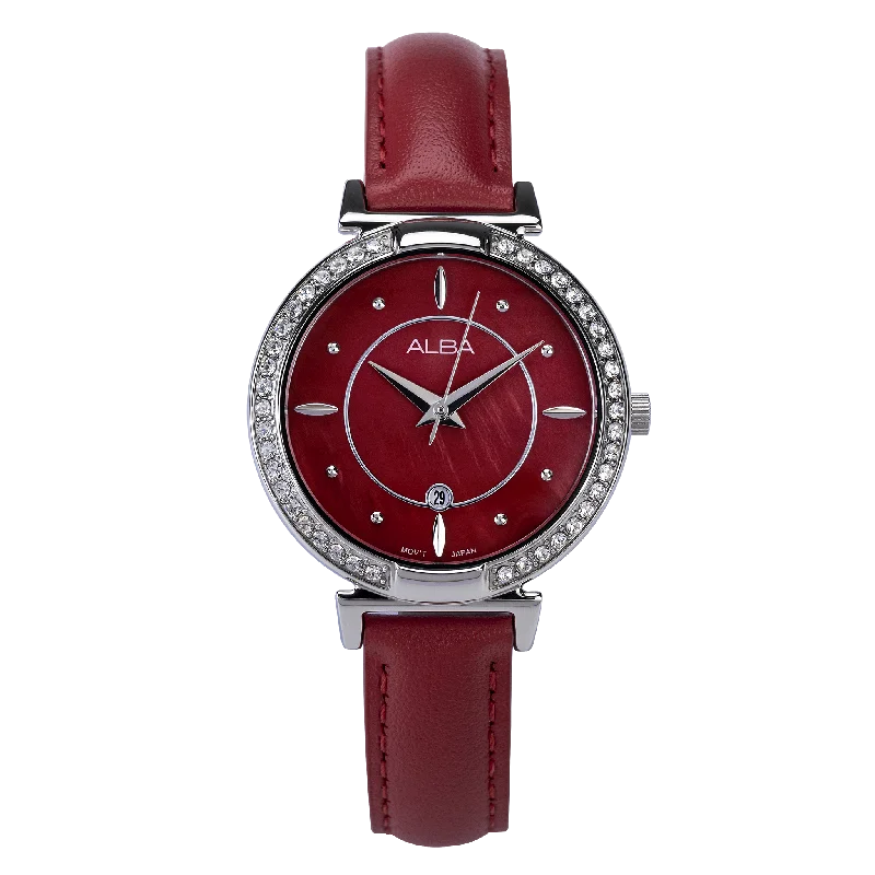 solar-powered watches for women with elegant, eco-friendly design -Alba AH7BG1X1