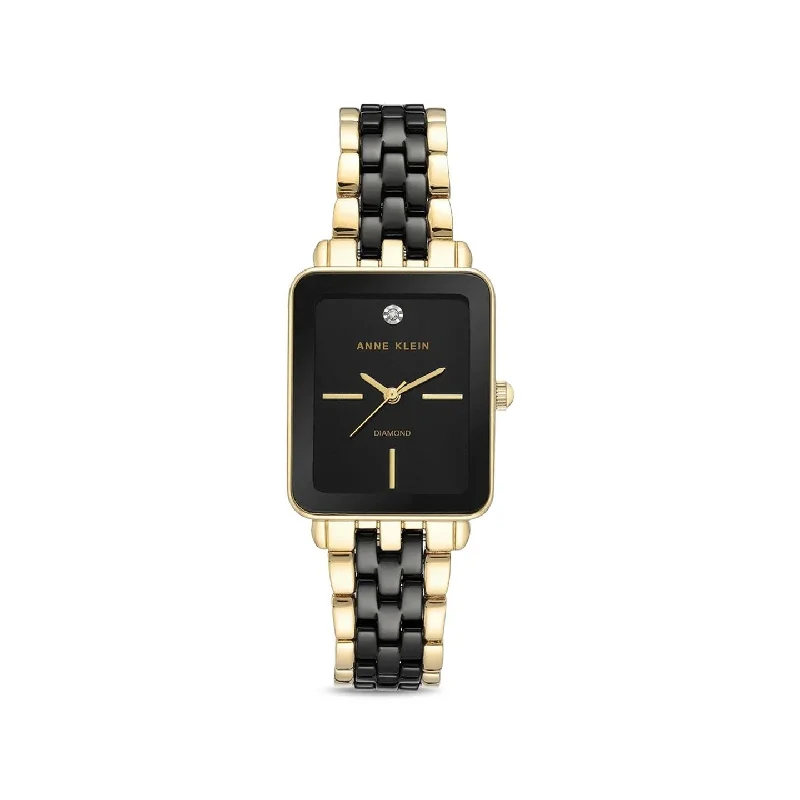 watches for women with sleek stainless steel bands and elegant dials -Anne Klein NCAK3668BKGB Analog Watch For Women