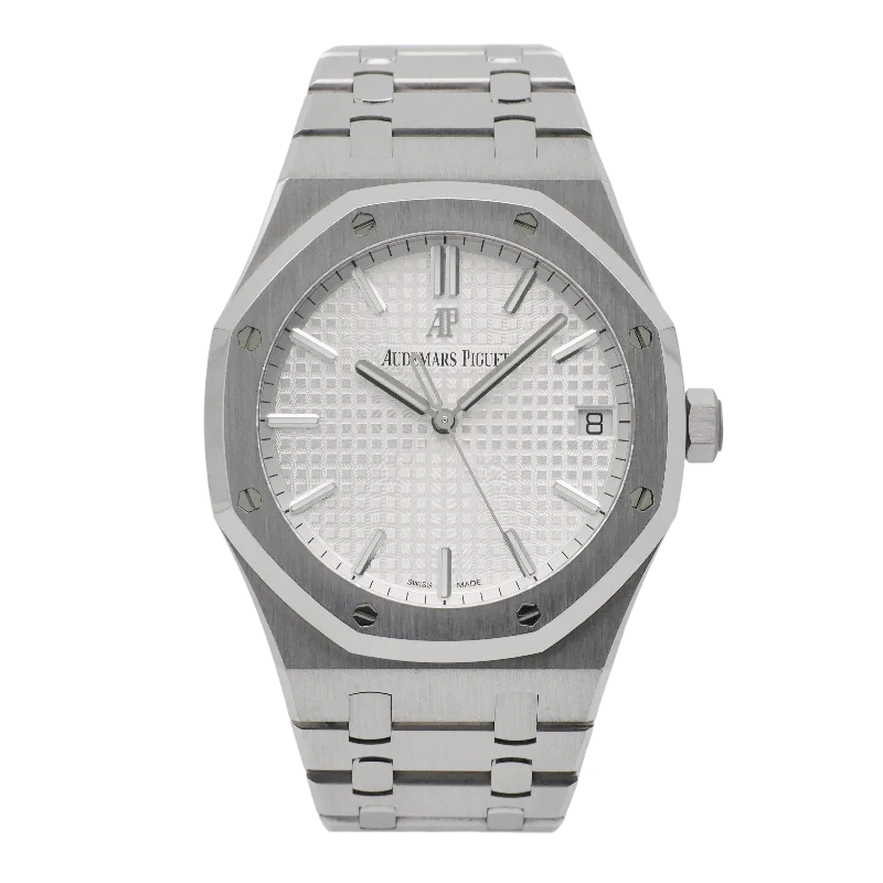 best watches for men with advanced GPS tracking and fitness monitoring -Audemars Piguet Royal Oak Stahl 15500ST.OO.1220ST.04