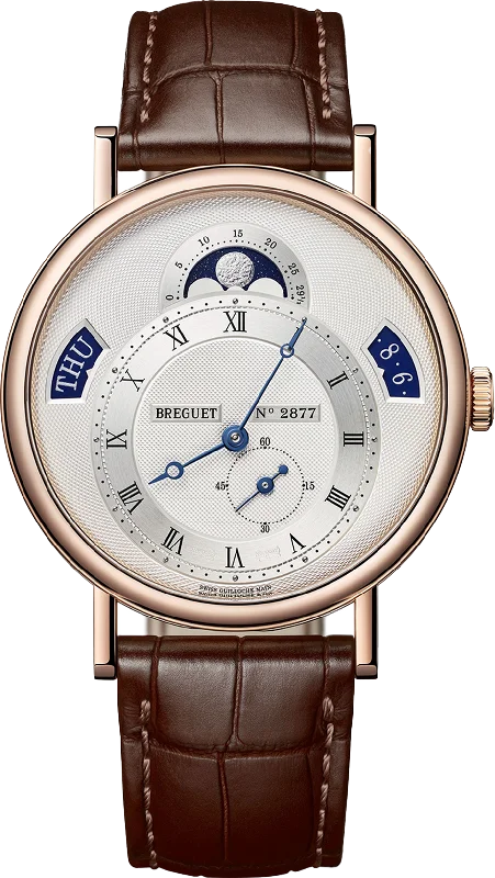 rugged sport watches for men with GPS, heart rate, and step tracking -Breguet Classique Calendar Silver Dial Men 39 mm