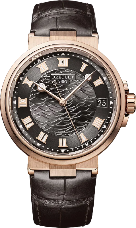 watches for men with durable rubber straps and high-tech features -Breguet Marine Brown Dial Men 40 mm