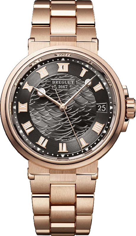 premium watches for women with interchangeable straps and stylish designs -Breguet Marine Brown Dial Men 40 mm