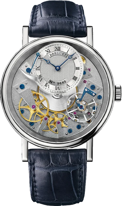 women’s watches with colorful bands and modern minimalist designs -Breguet Tradition 7057 Silver Dial Men 40 mm