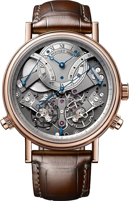 best watches for men with built-in GPS and fitness tracking functions -Breguet Tradition 7077 Skeleton Dial Men 44 mm