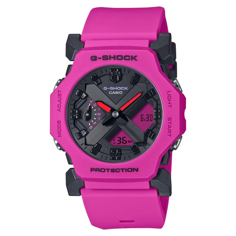 watches for men with chronograph, GPS, and fitness tracking functions -CASIO G-SHOCK ANALOG-DIGITAL WOMENS - GA-2300-4ADR