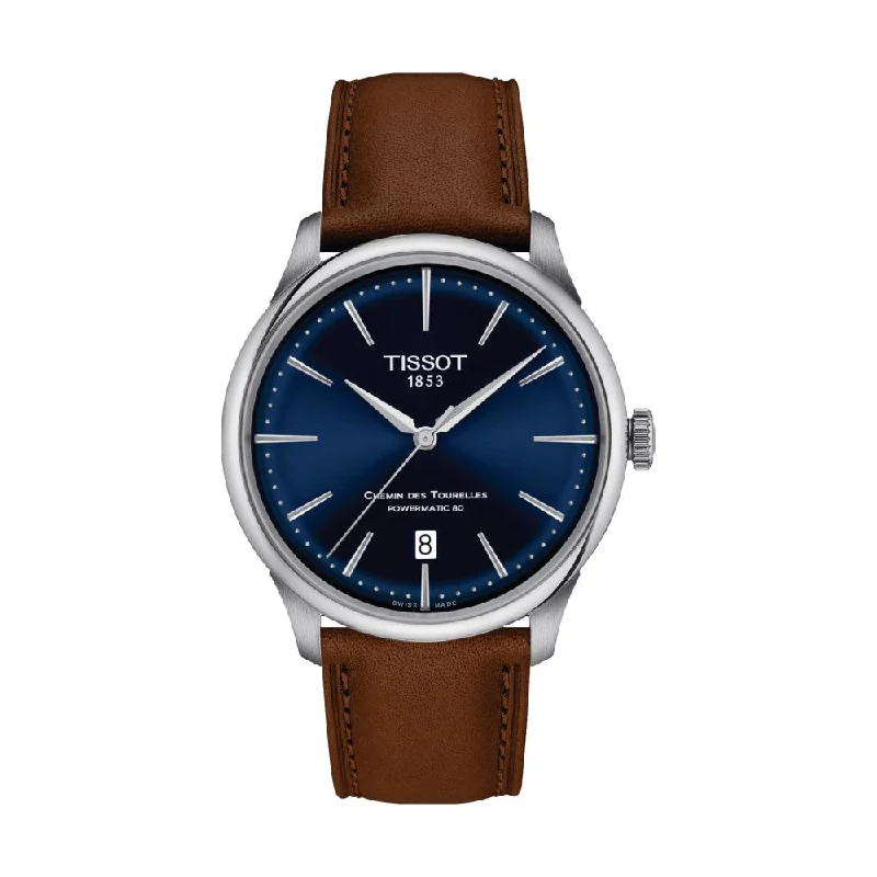 women’s watches with adjustable straps and luxury designs -Chemin Des Tourelles Powermatic 80 39mm Blue on Strap