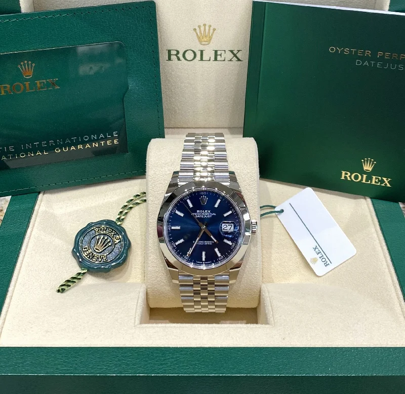 watches for men with rubber straps and durable cases -2021 Rolex Datejust 41 126300