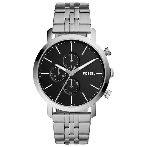 smartwatches for women with advanced health and fitness tracking -Fossil Luther Black Dial Men 44mm