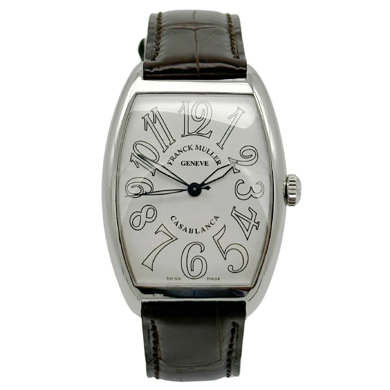 watches for women with sleek stainless steel bands and elegant dials -Franck Muller Casablanca Stahl 2852