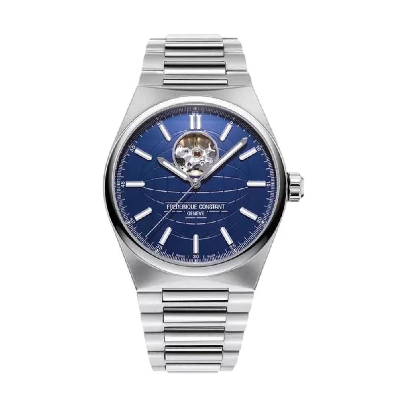 titanium watches for men with durable and lightweight design -HIGHLIFE HEARTBEAT AUTOMATIC BLUE DIAL