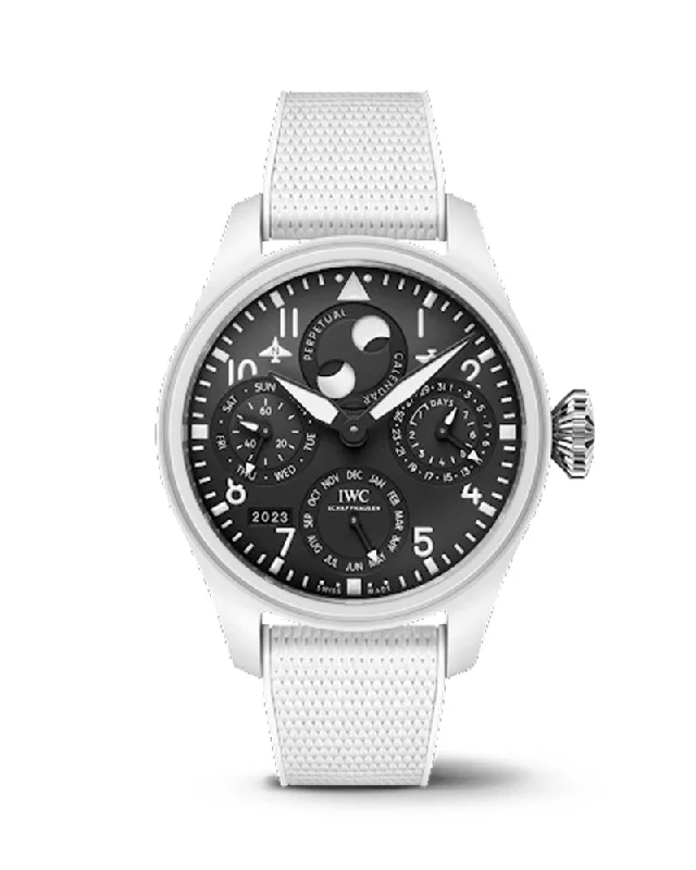 best watches for men with chronograph and tachymeter functions -BIG PILOT’S WATCH PERPETUAL CALENDAR TOP GUN LAKE TAHOE