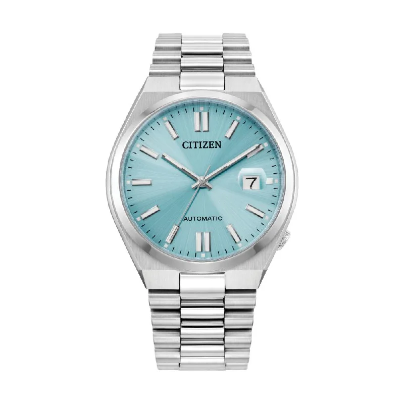 luxury watches for men with premium materials and innovative features -NJ015 "Tsuyosa" Sky Blue