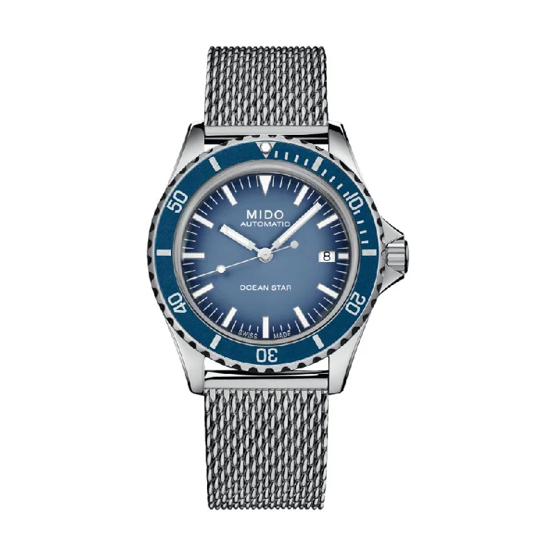 solar-powered watches for women with eco-friendly technology -Ocean Star Tribute Blue Gradient Dial Special Edition