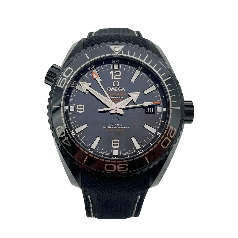 women’s watches with leather straps and elegant gold-tone accents -Omega Seamaster Planet Ocean 600M Deep Black Keramik 215.92.46.22.01.001 - 2023