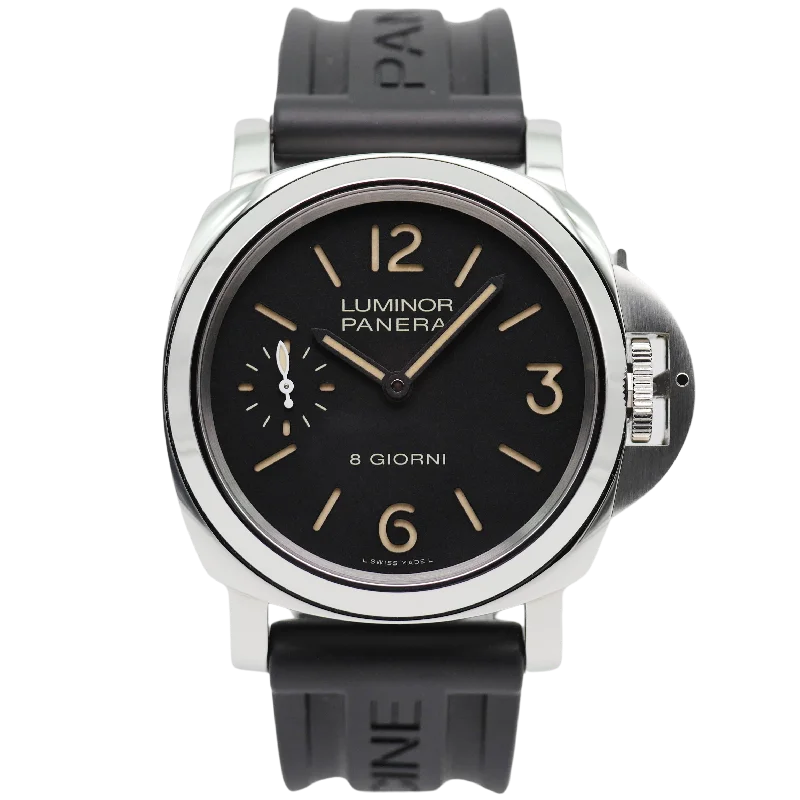 rugged watches for men with advanced GPS and altimeter -Panerai Luminor Base 8 Days Stahl PAM00915 - 2022