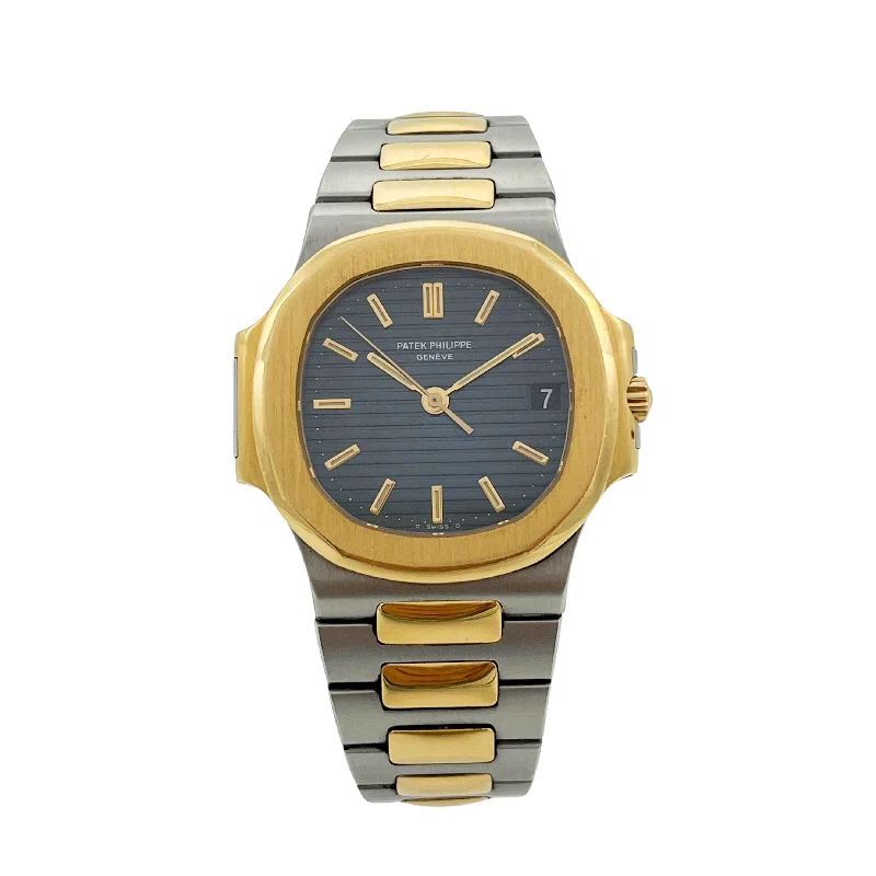 classic watches for men with high-precision quartz movement -Patek Philippe Nautilus Stahl / Gold - 3800/001 - 1985