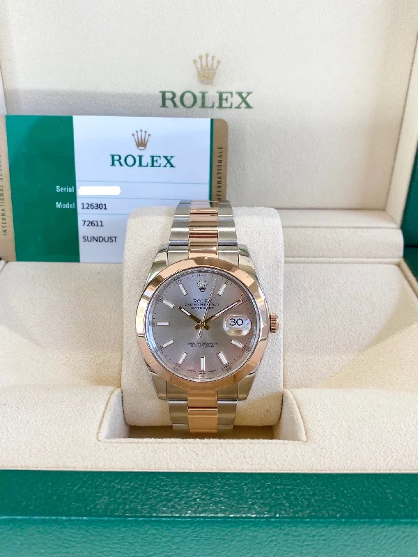 best quartz watches for men with high-quality construction and durability -2019 Rolex Datejust 41 126301