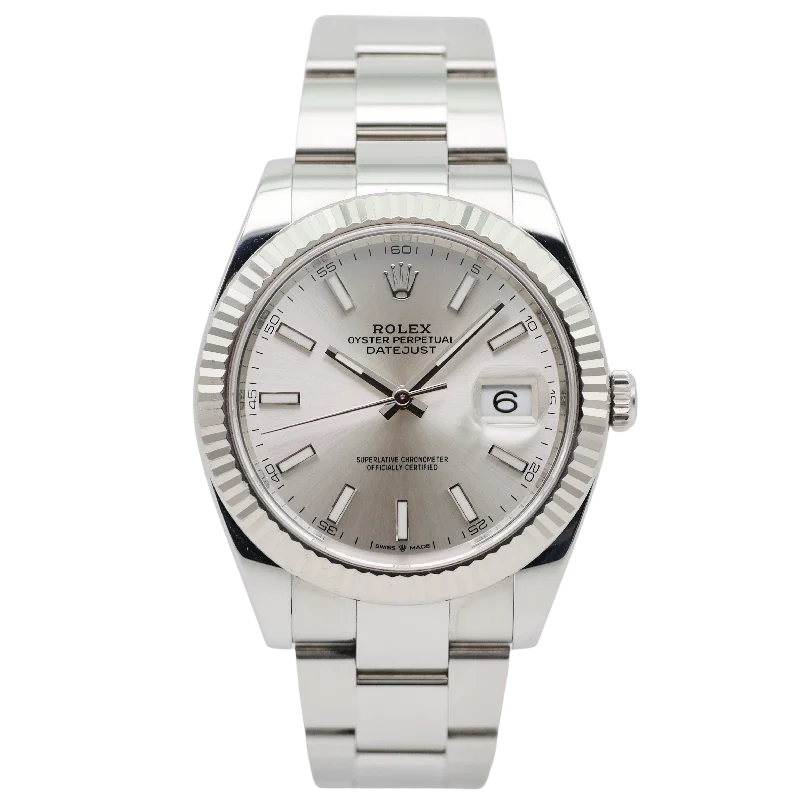 women’s watches with gemstone accents and luxurious leather bands -Rolex Datejust 41 Stahl 126334 - 2022