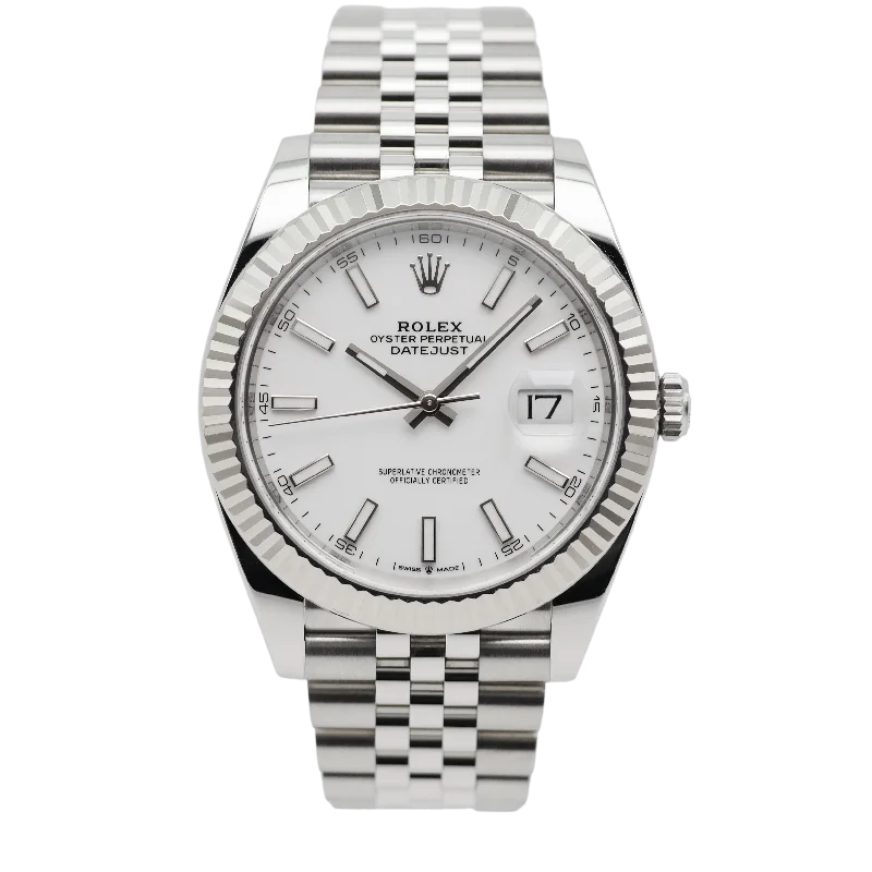 luxury watches for men with Swiss movement and unique complications -Rolex Datejust 41 Stahl 126334 - 2022