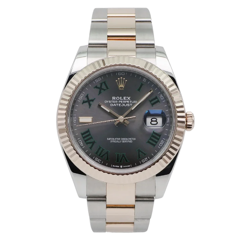 watches for men with durable rubber straps and high-tech features -Rolex Datejust 41 Stahl / Roségold 126331 - 2018