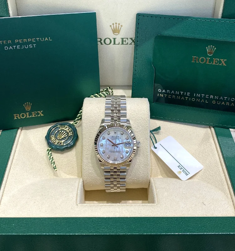 watches for women with slim profiles and simple, elegant designs -2022 Rolex Datejust 31 278274