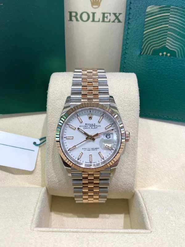 watches for women with gemstone accents and sparkling bezels -2023 Rolex Datejust 36 126231