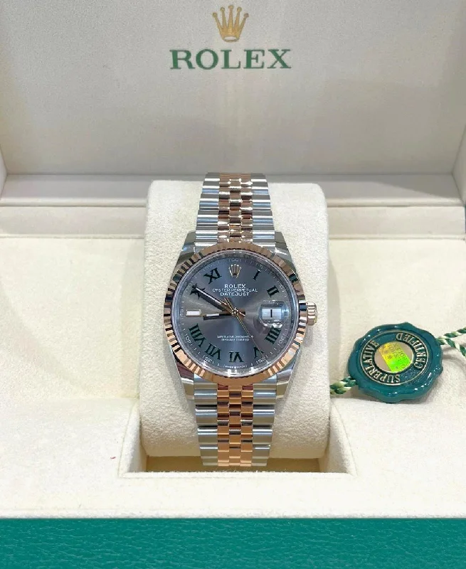 rugged sport watches for men with shockproof and water-resistant features -2022 Rolex Datejust 36 126231