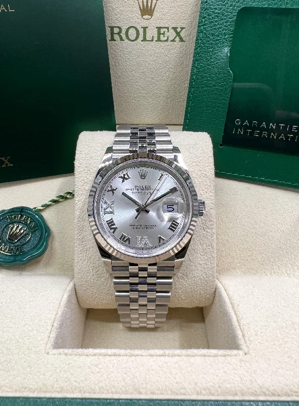 men’s luxury watches with intricate metalwork and premium features -2021 Rolex Datejust 36 126234