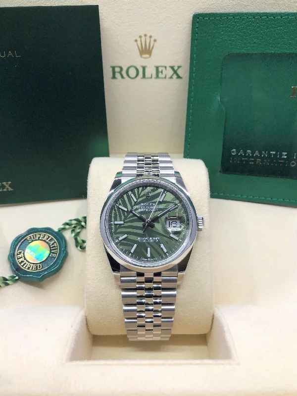 sport watches for women with eco-friendly materials and designs -2022 Rolex Datejust 36 126200