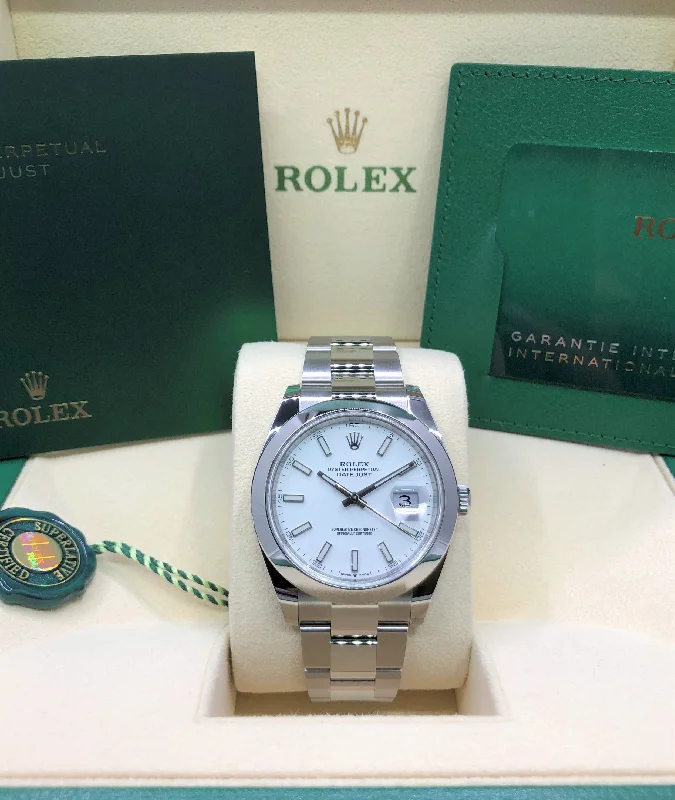 sport watches for women with water resistance and durable build -2021 Rolex Datejust 41 126300