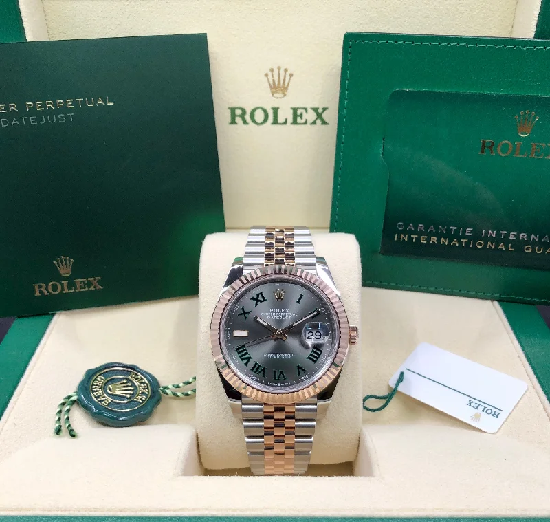 classic watches for men with leather bands and stylish dials -2022 Rolex Datejust 41 126331