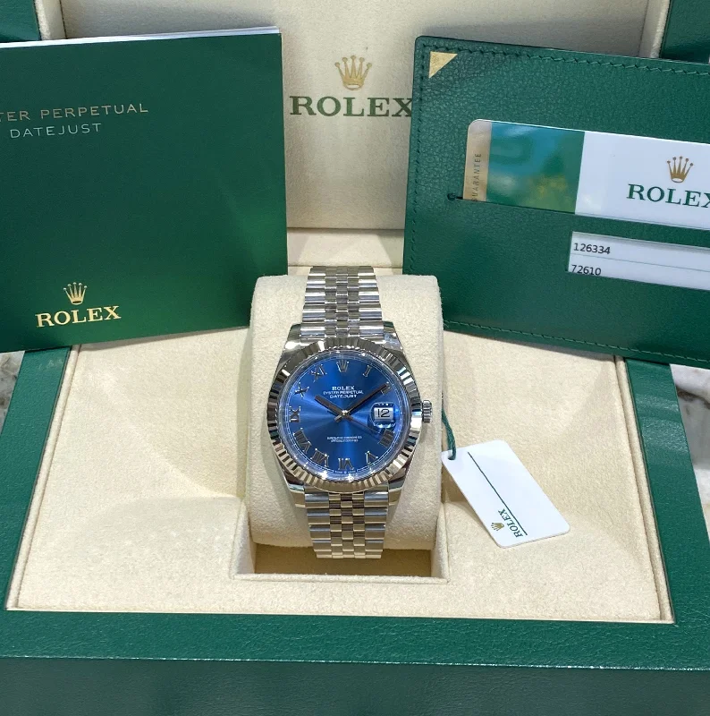 best luxury watches for men with Swiss-made craftsmanship -2019 Rolex Datejust 41 126334