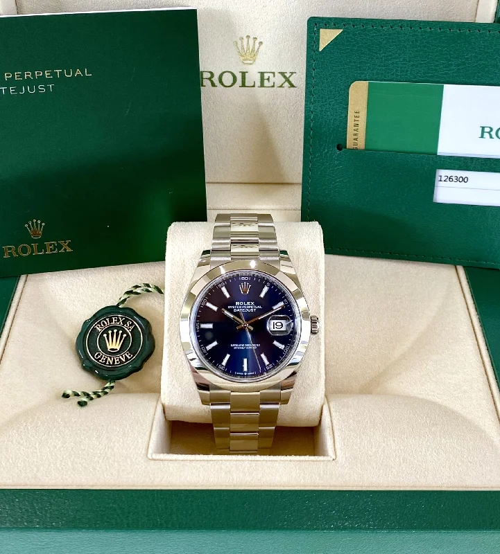 watches for men with Swiss movement and luxury design -2018 Rolex Datejust 41 126300