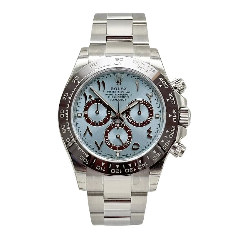 luxury watches for women with rare materials and designer details -Rolex Daytona Arabic VERKLEBT 116506 - 2020