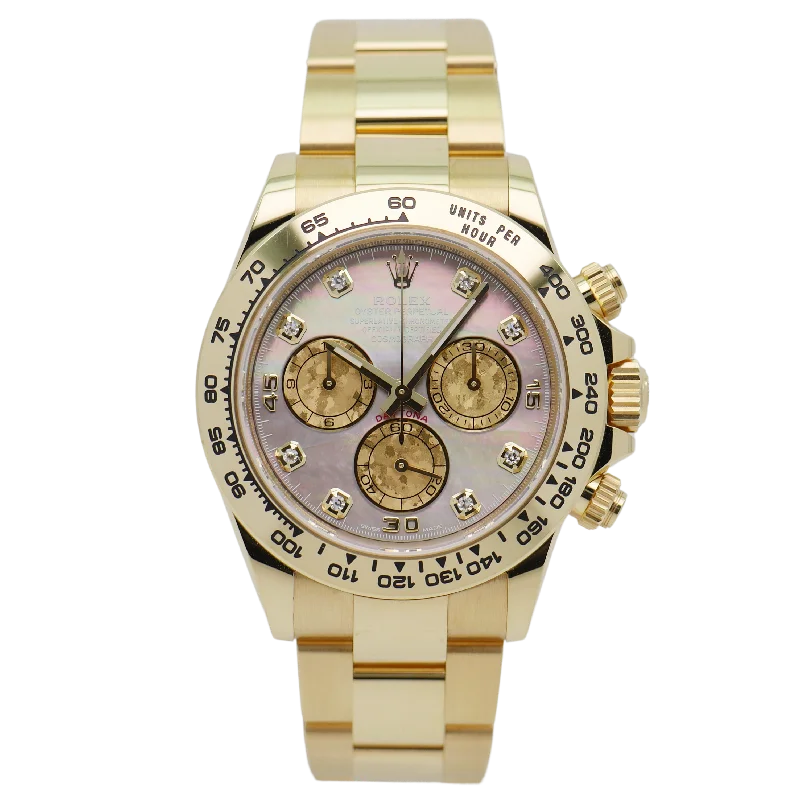 best luxury watches for men with advanced chronograph and moon phase -Rolex Daytona Gelbgold 116508 - 2020