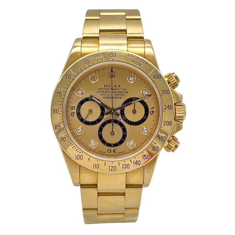 stylish women’s watches with modern dials and sleek finishes -Rolex Daytona Gelbgold Zenith 16528 - 1996