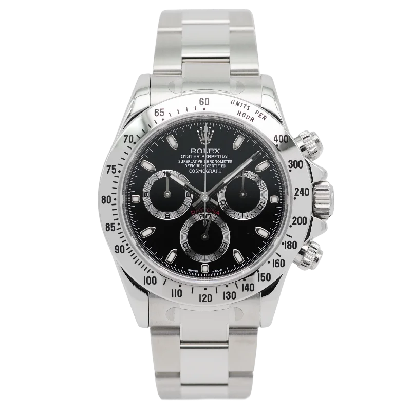 digital watches for men with fitness tracking and pedometer -Rolex Daytona Stahl 116520 "Teilverklebt" - 2014