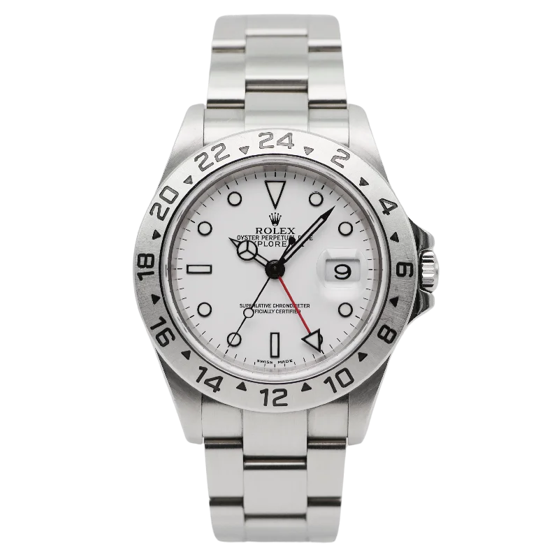 titanium sport watches for men with scratch-resistant surface -Rolex Explorer II Stahl 16570 - 2007