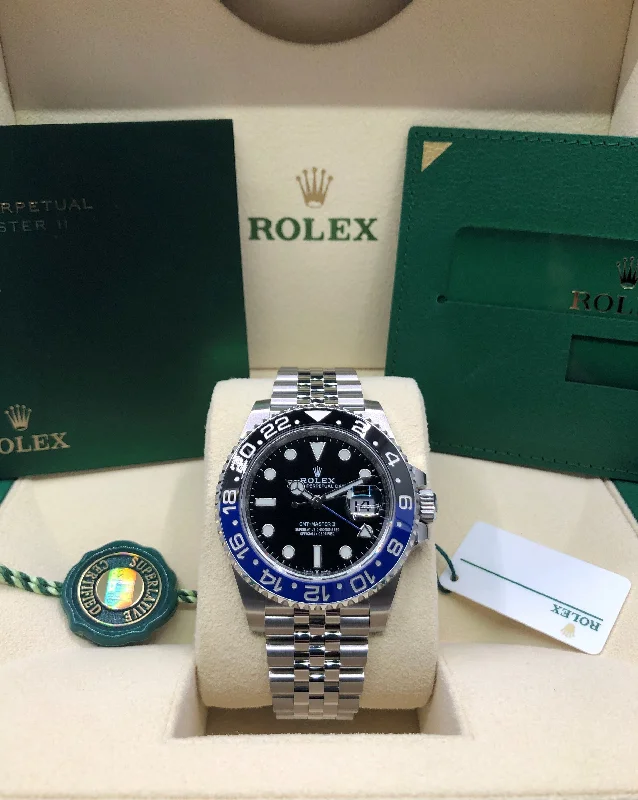 best luxury watches for men with intricate craftsmanship and design -2022 Rolex GMT-Master II Batgirl 126710BLNR