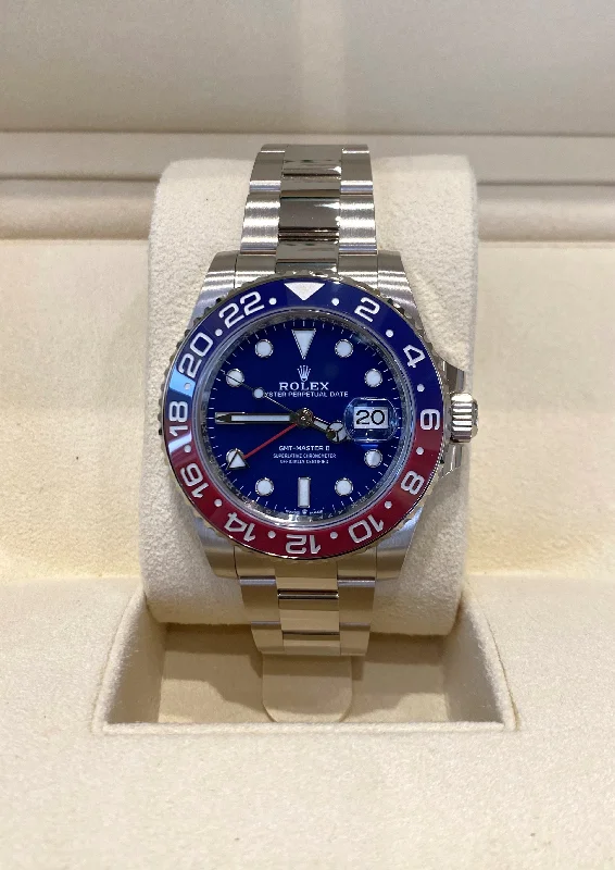 men’s watches with leather and metal bands for classic style -2023 Rolex GMT-Master II Pepsi 126719BLRO